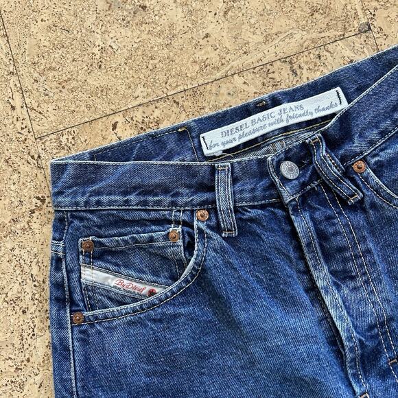 Diesel New World Basic Button Fly Blue Jeans 31x31 - Picture 2 of 8